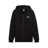 Mens Puma Essentials No. 1 Logo Full-Zip Hoodie, Black, Size L, Puma