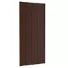 vidaXL Strešni panel 12 pcs Rjava 100 x 45 cm Pocinkano jeklo
