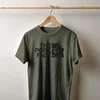 Camiseta Majica sa štampanim printom Cam 491, Muška, Maslinasta