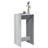 Barski stol siva boja hrasta 51x50x103,5 cm konstruirano drvo