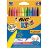 BIC Plastične voščene barvice 12 kosov