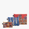 LOQI set 3 žepkov z zadrgo Zip Pockets Lewis, Egan, Dixon, Water Dreaming, Recycled