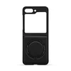 Maska za telefon MAGSAFE LEATHER CASE za Samsung Z FLIP 5, Crna