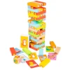 New Classic Toys Lesena stolpna igra Jenga z živalmi