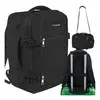 Putni ruksak AirTraveler 40×25×20 cm - 20 l, crna