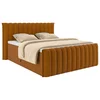 Premium Living Postelja Boxspring Lina, Opečnato Rjava, 180x200
