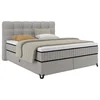 Premium Living Postelja Boxspring Carmen C, Siva, 180x200