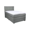 Boxxx BOXSPRING POSTELJA 120 cm x 200 cm , tekstil temno siva