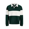 JACK & JONES Majica JORFREDERIKSBERG zelena / bela