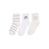 Trendyol Milla Ženski set čarapa Thmss26Co00017, 3 para, Krem