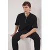 Trendyol Muška majica TMNSS25PO00006, Crna