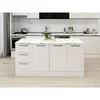 Hanah Home kuhinjsko ostrvo Alvinka 20251, 180 cm, belo