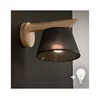 Brilagi - LED Zidno svetlo ANTHONY 1xE14/40W/230V hrast/crna