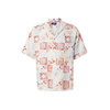 JACK & JONES Srajca JORHydra svetlo modra/oranžna/rjasto rdeča/bela