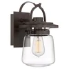 Quintiesse QN-LASALLE-S-WT spoljašnja zidna lampa LASALLE S 1xE27/60W/230V IP44 bronzana
