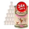 Lukullus Varčno pakiranje Junior 24 x 400 g - Piščanec and teletina