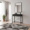 HANAH HOME Komoda Lefalis Black