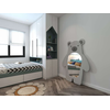 Hanah Home Podno ogledalo Bear, 110 cm x 150 cm, Sivo