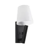 LED zidna lampa sa USB priključkom LED/2W/230V 3000K crna/bela