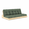 Zelena raztegljiva sedežna garnitura 196 cm Base – Karup Design