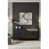 HANAH HOME Konzola Gama 150 Anthracite Silver
