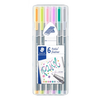 Staedtler flomastri Fineliner Triplus, 6/1 v PVC etuiju