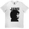 Jimi Hendrix Side Shot White XL Majica