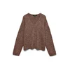 VERO MODA Pulover VMBERRY rjava
