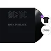 AC/DC Majica - Back In Black (LP) SET Black M