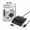 Qoltec Qoltec SCR-0636 bralnik čip kartic USB-C, ISO 7816
