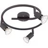 GLOBO 57382-3L - LED spot svetiljka OLIWA 3xGU10/3W/230V crna