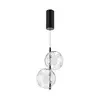 LED luster na sajli PLAYA LED/10W/230V crna