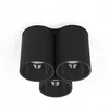Stropna svetilka Nowodvorski Eye Tone III 3x GU10 10W črna okrogla