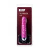 shumee Črno-rdeči vibrator, 6 načinov vibriranja, silikon, roza, 16 cm, O 3,5 cm