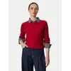 Tommy Hilfiger Pulover WW0WW44993 Rdeča Regular Fit
