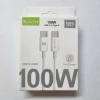 BAVIN kabl 100W 1m type-C na type-C/ bela