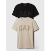 GAP Cotton T-shirt with logo, 2 pcs - Mens