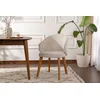 HANAH HOME Set 2 stolice Bentley White Dark Oak