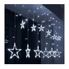 Brilagi - LED božićna spoljašnja zavesa 77xLED/3xAA/USB 1,8m IP44 hladna bela