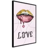 Plakat - Lip Gloss and Love - 40x60/Black