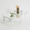 Hanah Home Set klub stolova Gusto, 2 komada, Beli