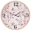 Autronic Stenska ura Wall clock - diameter 58 cm, MDF, blooming meadow (HA1733)