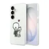Maska Karl Lagerfeld IML Karl&Choupette MagSafe za Samsung S26/ S941B bela