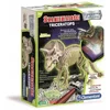 Clementoni KOMPLET FOSILOV TRICERATOPSOV FLUOROSCENTNI OKOST DINOZAVRA