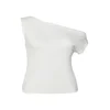 Trendyol Curve Ženska bluza Tbbss25Af00029, Krem