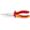 KNIPEX Klešta špic prava 1000V VDE 200mm sa mogućnošću kačenja 26 16 200 T