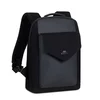 Ruksak RivaCase 13.3 Cardiff 8521 Black Canvas Urban backpack