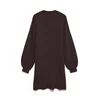 VERO MODA Pletena obleka VMNANCY temno rjava