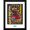 AbyStyle One Piece Uokvirjeni plakat - Luffy v Wano Umetniško delo
