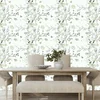 Tapeta zelene vejice rastlin - 49x1000